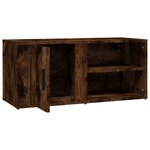 vidaXL Meubles TV 2 Pièces Chêne fumé 80x31 5x36 cm Bois d'ingénierie