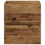 vidaXL Cabinet de lavabo Chêne noir 41 x 39 x 62 cm Bois d'ingénierie