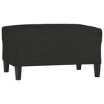 vidaXL Repose-pied Noir 70x55x41 cm Tissu
