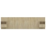 vidaXL Tête de lit avec armoires Chêne sonoma Bois d'ingénierie