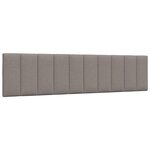 vidaXL Cadre de lit sans matelas Hanko taupe 200x200 cm tissu