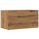 vidaXL Boîtes de rangement LP chêne artisanal bois ingénierie