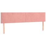 vidaXL Sommier à lattes de lit avec matelas LED Rose 200x200cm Velours