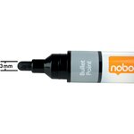 Nobo Marqueurs assortis de tableau blanc en verre 4 Pièces