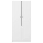 vidaXL Garde-robe Blanc 82 5x51 5x180 cm Aggloméré