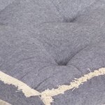 vidaXL Coussin de canapé palette Anthracite 120x40x7 cm