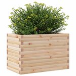 vidaXL Jardinière 70x40x46 cm bois de pin massif