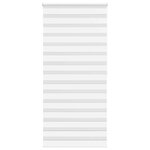 vidaXL Store zèbre blanc 100x200 cm largeur du tissu 95 9cm polyester