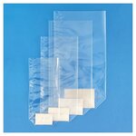 Sachet plastique transparent à fond carton 12 x 27 5 cm (lot de 100)