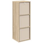 vidaXL Buffet avec tiroir Chêne Sonoma 30 5 x 27 x 84 5 cm