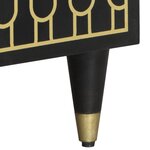 vidaXL Meuble TV 105x33x46 cm Bois massif de manguier