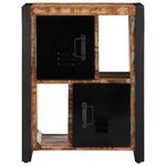 vidaXL Buffet multicolore 55x35x70 cm bois massif récupération