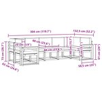 vidaXL Ensemble de canapés d'extérieur 7 pc Blanc et anthracite