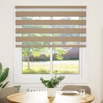 vidaXL Store zèbre marron sable largeur du tissu 120 9 cm polyester