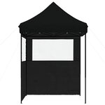 vidaXL Tente de fête 200 x 200 x 306 cm Noir Tissu Oxford