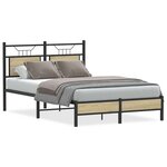 vidaXL Cadre de lit sans matelas chêne sonoma 120x190 cm