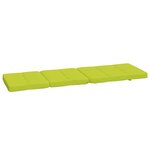 vidaXL Coussins de chaise longue lot de 2 vert vif tissu oxford