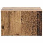 vidaXL Cabinet de chevet mural Bois ancien 33 x 34 5 x 20 cm