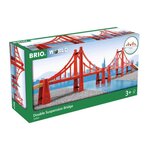 Brio World Double Pont Suspendu - Accessoire pour circuit de train en bois - Ravensburger - Mixte des 3 ans - 33683