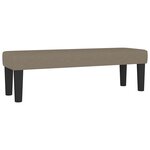 vidaXL Banc Taupe 100x30x30 cm Tissu
