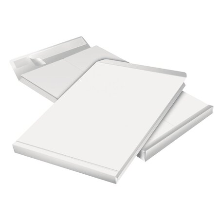 Enveloppe pour catalogue, kraft, format c4, 30 x 229 x 324 mm, 130 g/m² fermeture autocollante avec bande protectrice, blanc (paquet 50 unités)