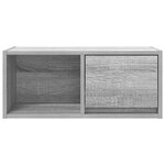 vidaXL Meubles TV 2 Pièces sonoma gris 60x31x25 5 cm bois d'ingénierie