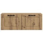 vidaXL Meuble TV mural 78 5 x 31 x 30 cm Chêne artisanal