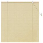 vidaXL Stores et Rideaux de fenêtre Autre Naturel Bambou