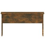 vidaXL Table basse Chêne fumé 80x50 5x41 5 cm Bois d'ingénierie