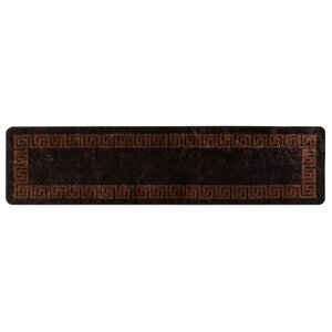vidaXL Coureur de Tapis MARSA Noir 100 x 450 cm Polyester et PVC