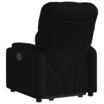 vidaXL Fauteuil inclinable électrique noir tissu