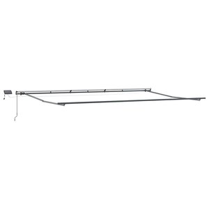 vidaXL Auvent avec Anthracite 6 × 3 5 m Métal