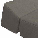 vidaXL Canapé-lit pliable Gris clair 60 x 70 x 41 cm Tissu