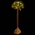 vidaXL Sapin de Noël avec LED 210 cm