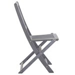 vidaXL Chaises pliables d'extérieur lot de 4 Bois d'acacia solide