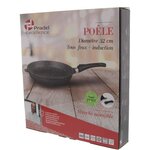 PRADEL EXCELLENCE Poele façon pierre - Ø 32 cm - Noir - Tous feux dont induction