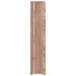 vidaXL Étagère à chaussures Marron 65x24x117 cm Bois d'ingénierie