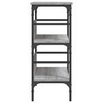 vidaXL Table console sonoma gris 75x32x75 cm bois d'ingénierie