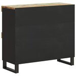 vidaXL Armoire latérale 85x33x75 cm bois massif de récupération