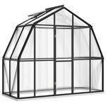 vidaXL Serre avec cadre de base anthracite 3 3 m² aluminium