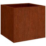 vidaXL Jardinière 32x30x29 cm acier corten
