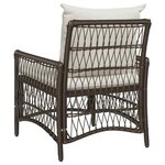 vidaXL Chaise de jardin Marron 60 x 70 x 78cm polyrotin