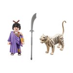 Playmobil - 70382 - combattante ninja et tigre