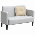 vidaXL Coussin de Dos Crème 60 x 19 x 50 cm tissu