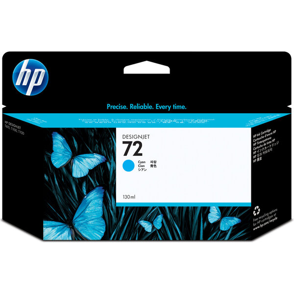 Hp 72 cartouche d'encre d'origine cyan vivera 130 ml hp