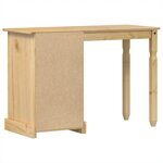 vidaXL Coiffeuse Corona 110x50x75 cm bois de pin massif