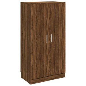 vidaXL Armoire à chaussures Chêne marron 55x35x108cm Bois d'ingénierie
