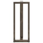vidaXL Pieds de table de bar en forme de T  2 pièces  noir  50 x 35 x (100-101) cm  acier