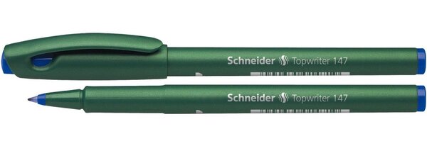 Stylo fibre Topwriter 147 Pointe 06 bleu SCHNEIDER