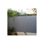 Canisse en pvc gris perle double face qualité + 1.80 x 2.5 m